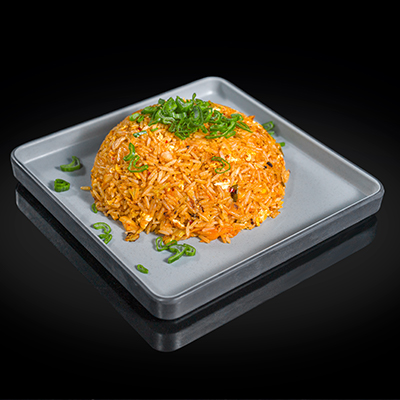 Arroz frito con kimchi