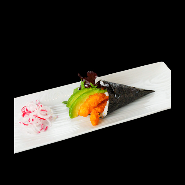 Temaki de pollo frito/ Fried chicken temaki