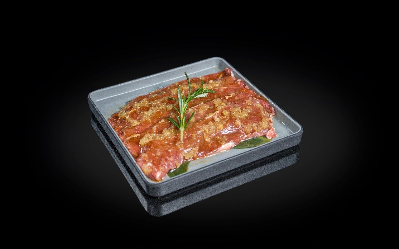 Loncha de ternera con ajo