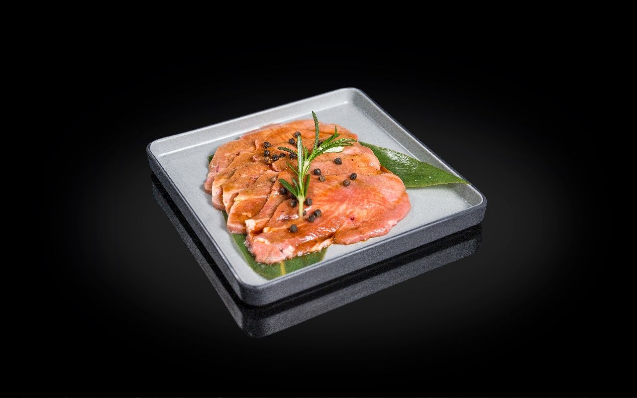 Lengua de ternera con pimienta negra