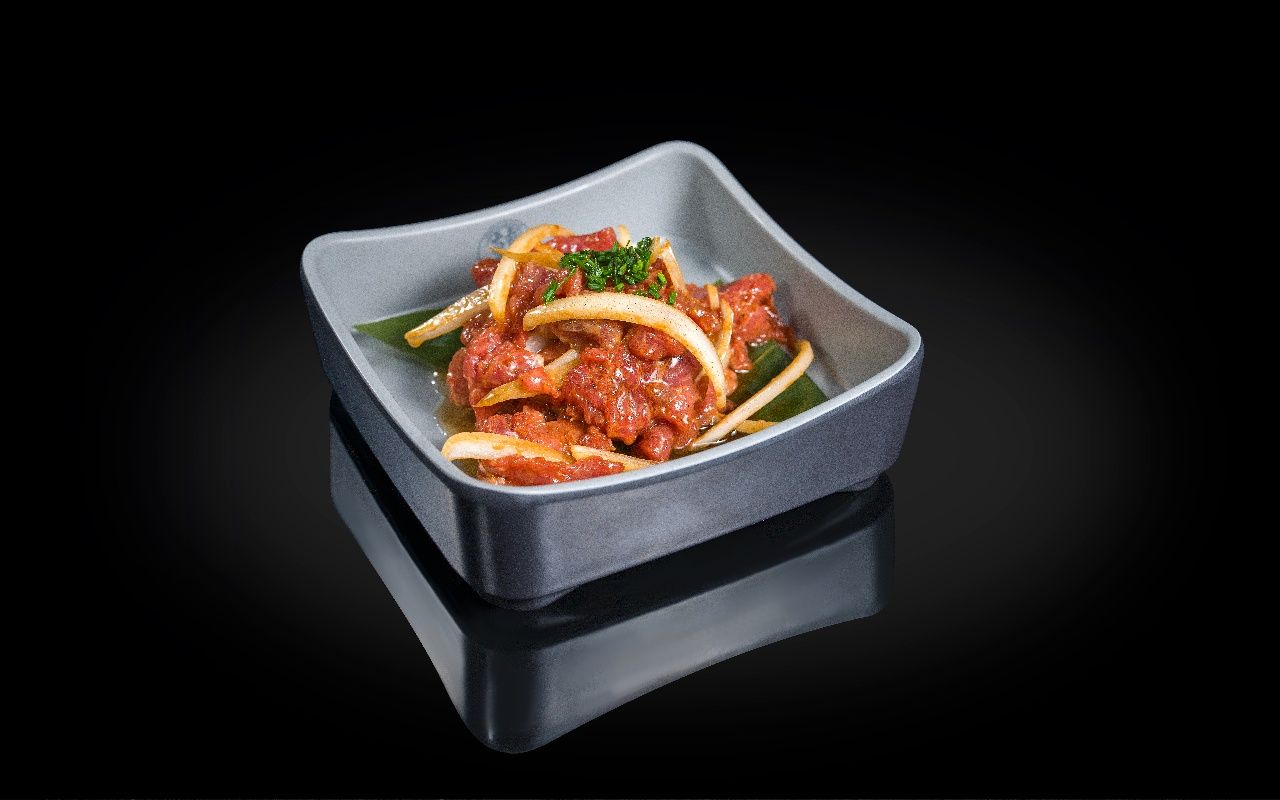 Ternera con pimienta negra