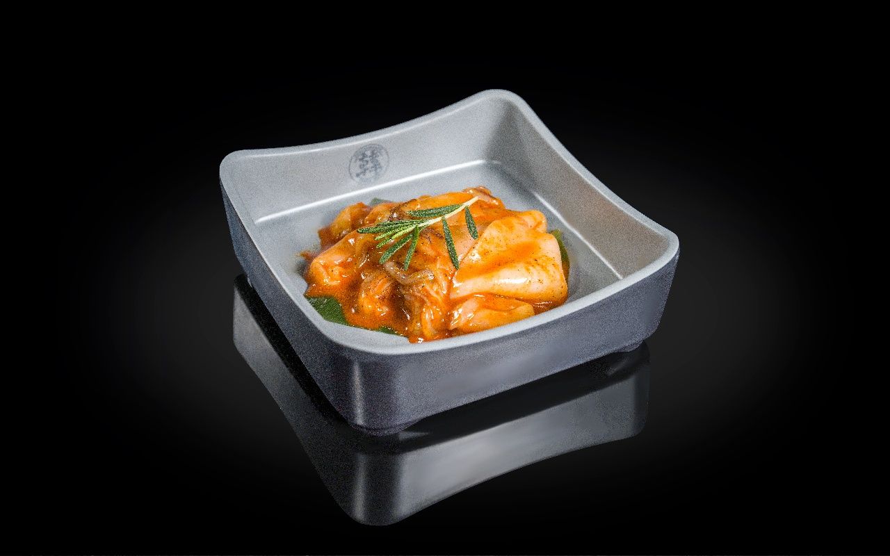 Calamar con salsa picante